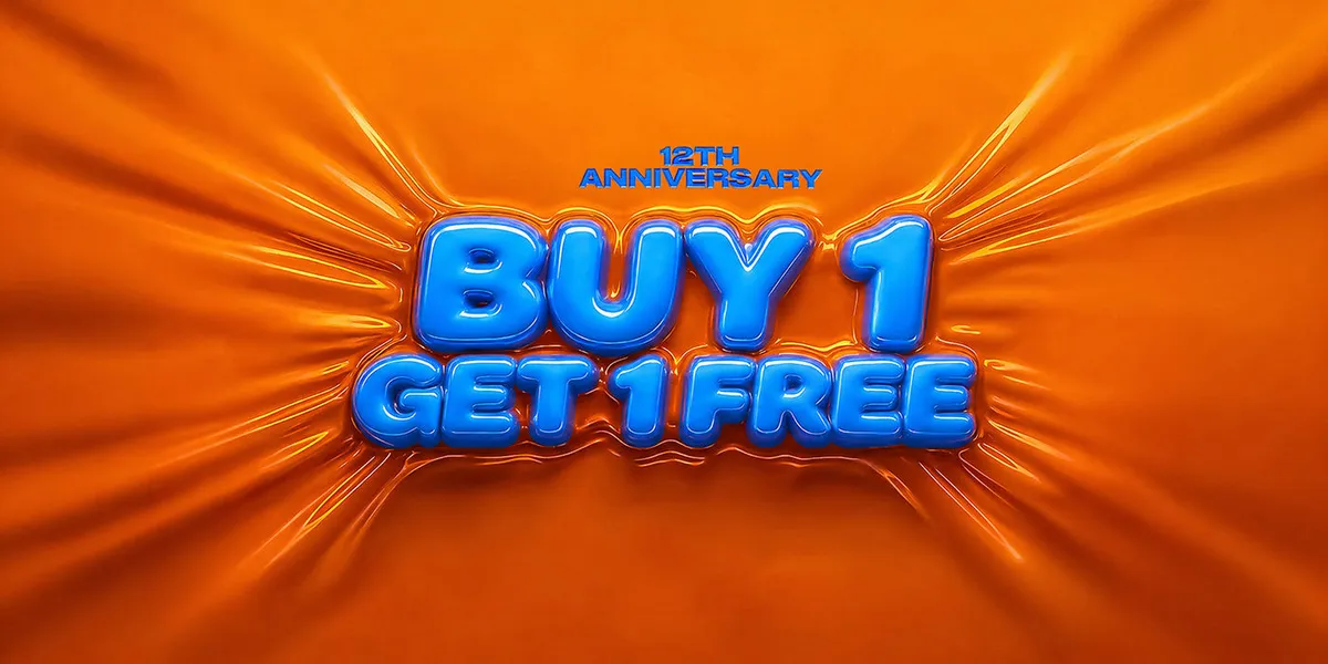 Buy 1, get 1 free on all glasses