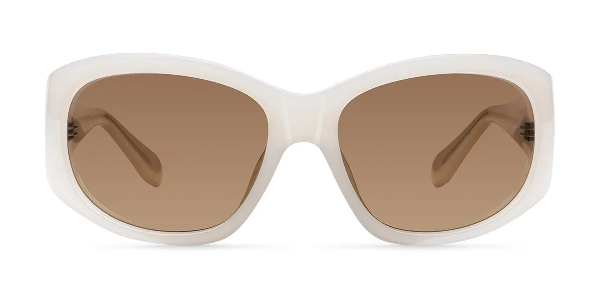 Nathy Beige Kakao (frontal proudct picture) - Limited Edition sunglasses designed from scratch by Nathy Peluso