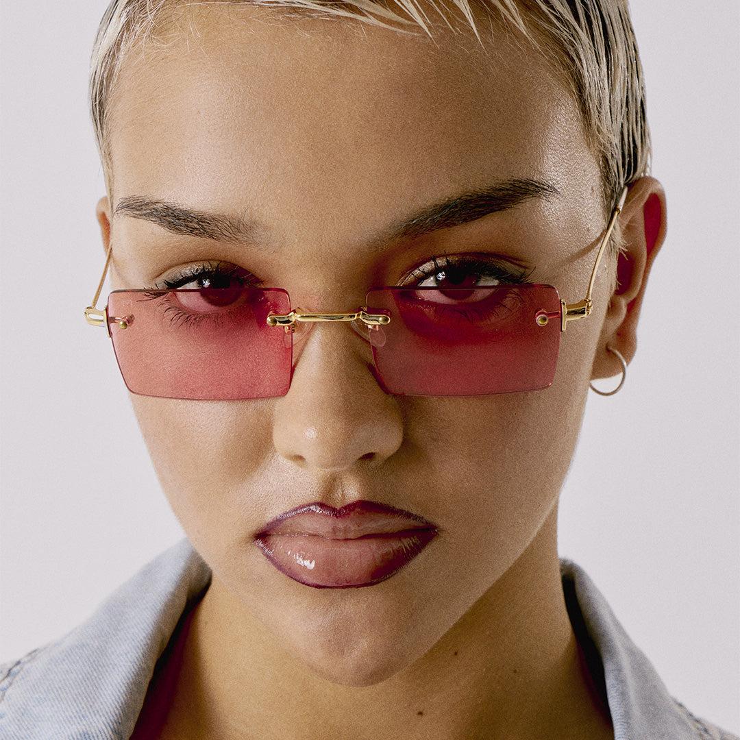 Meller Rufaro Gold Rose sunglasses